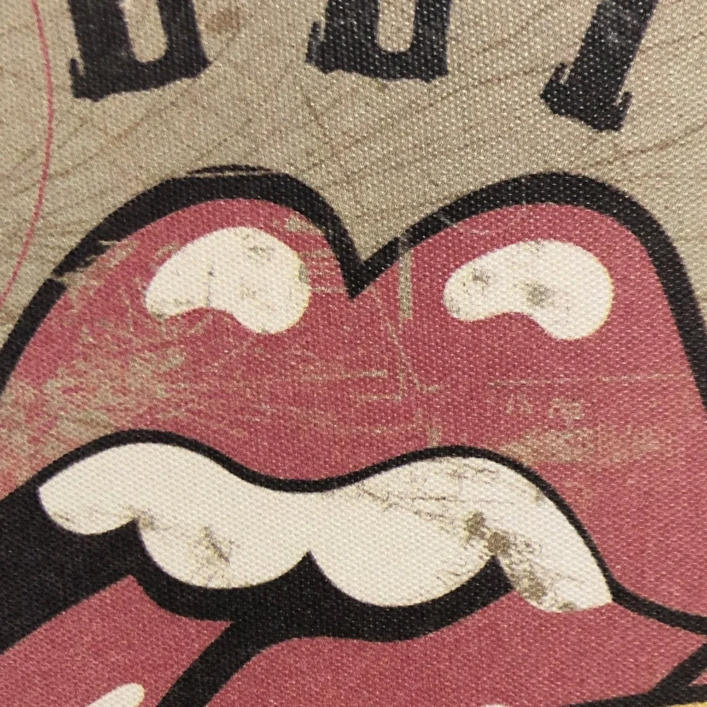 Rolling Stones - Tattoo You - 11” x 14” Tattered Faded Look Canvas Wall Art - Picture 2 of 7